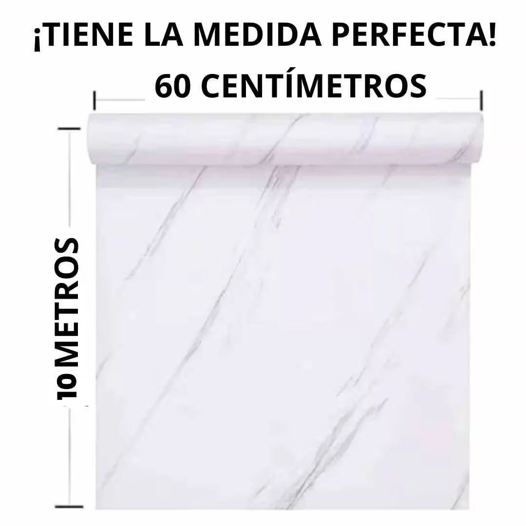 EasyMármol™ PAPEL Vinil adhesivo marmoleado 10m