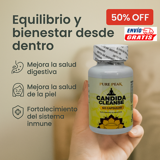 CANDIDA CLEANSE  60 Cápsulas -Elimina el hongo candida desde el primer día