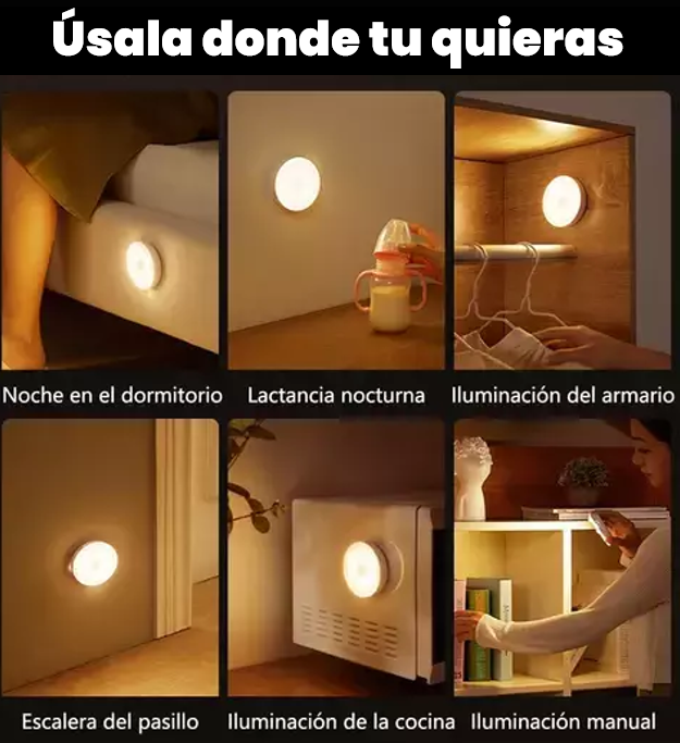 LumiTrio™ PACK POR 3  LUZ LED SENSOR DE MOVIMIENTO