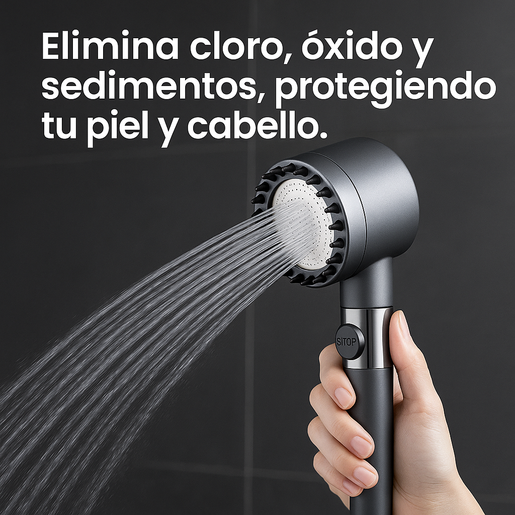 EcoSpa™Cabezal Ducha Alta Presion Masajeadora