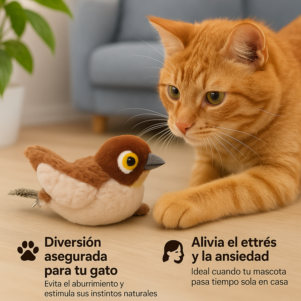 Juguete Interactivo – Estimula el Instinto de Caza – Mantiene a tu gato activo y feliz cada día