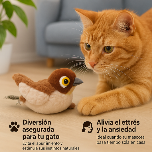 Juguete Interactivo – Estimula el Instinto de Caza – Mantiene a tu gato activo y feliz cada día