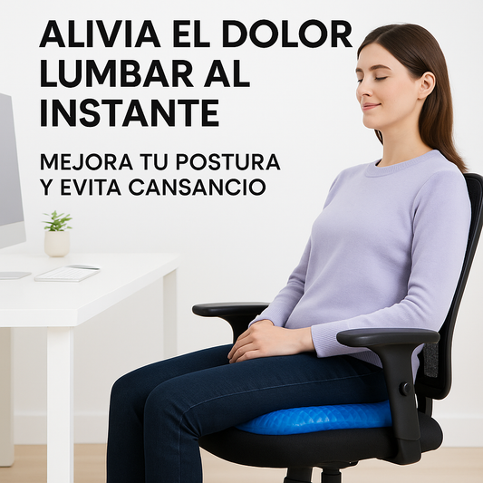 Cojín de Gel – Alivio inmediato– Bienestar y comodidad que dura todo el día