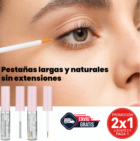 Pack 2x1 Sérum Cejas & Pestañas – Crecimiento visible en 4 semanas, más largas, fuertes y saludables.